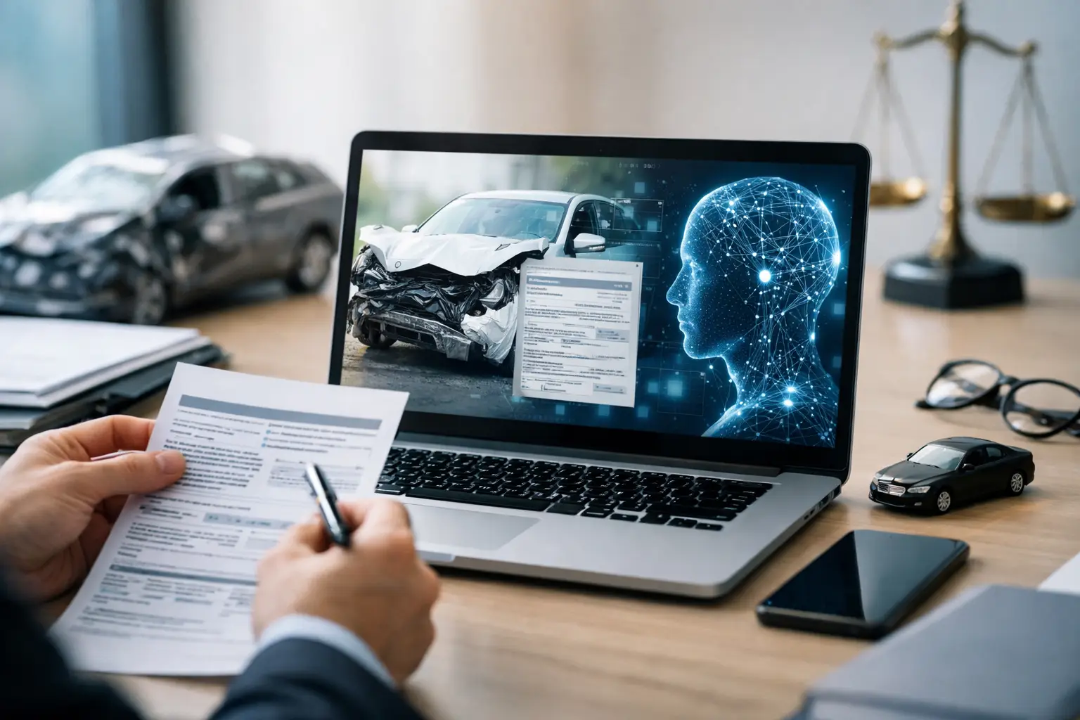 Automação de análise de sinistros com OCR e LLM